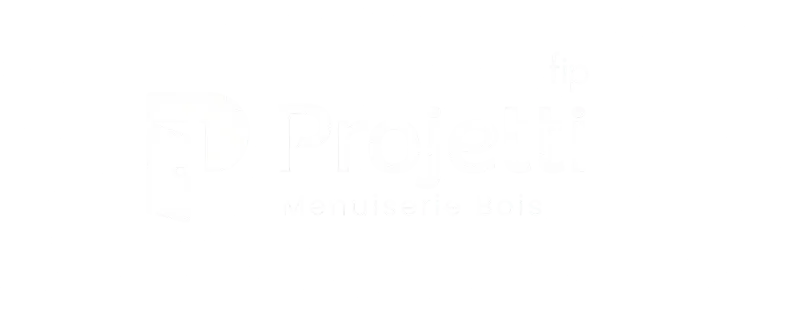 Projetti — Logo Projetti en style pixel art blanc sur fond noir, avec une lettre P stylisée et le mot Projetti en minuscules, suivi de la mention 'wor